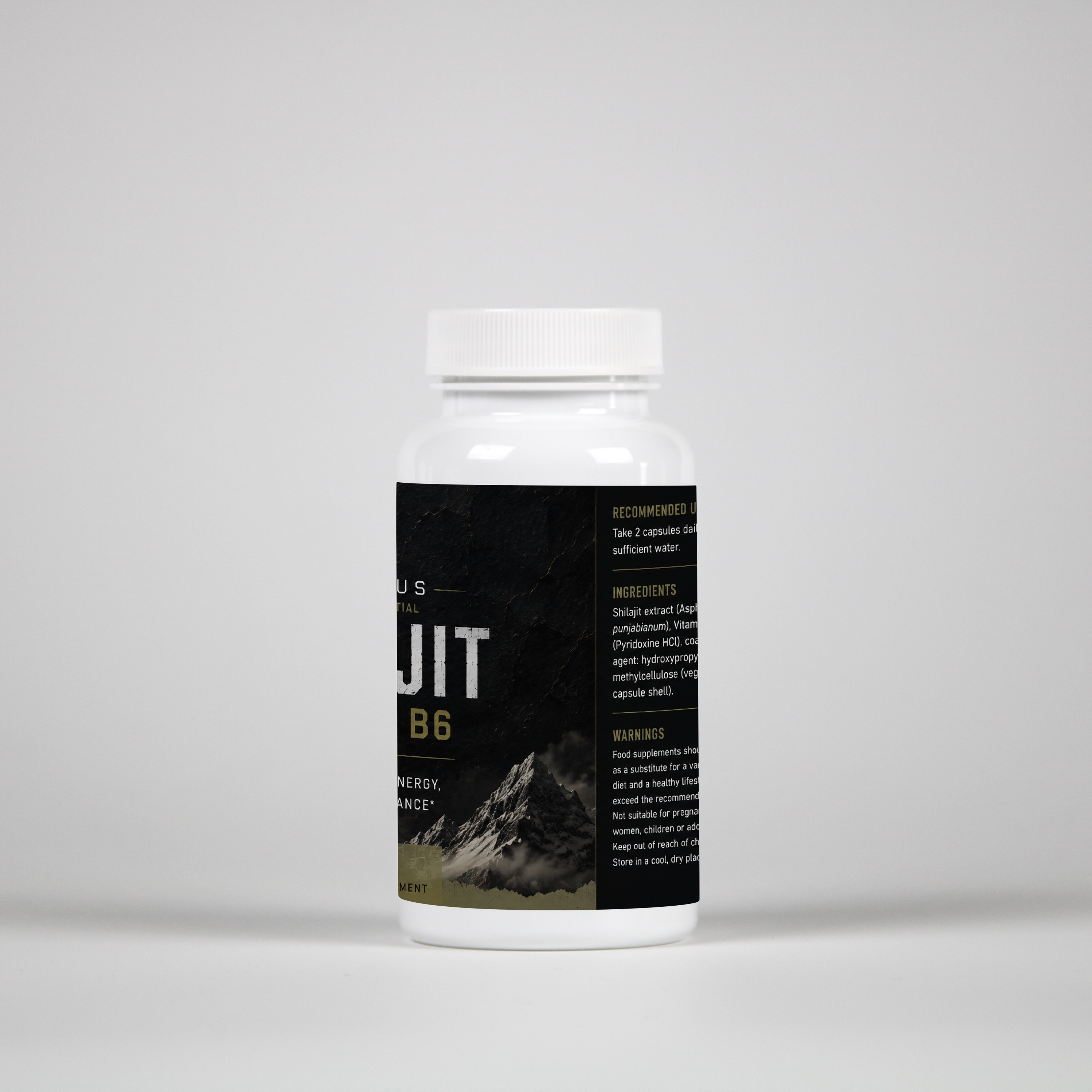 Shilajit + Vitamin B6 - 60 Capsules