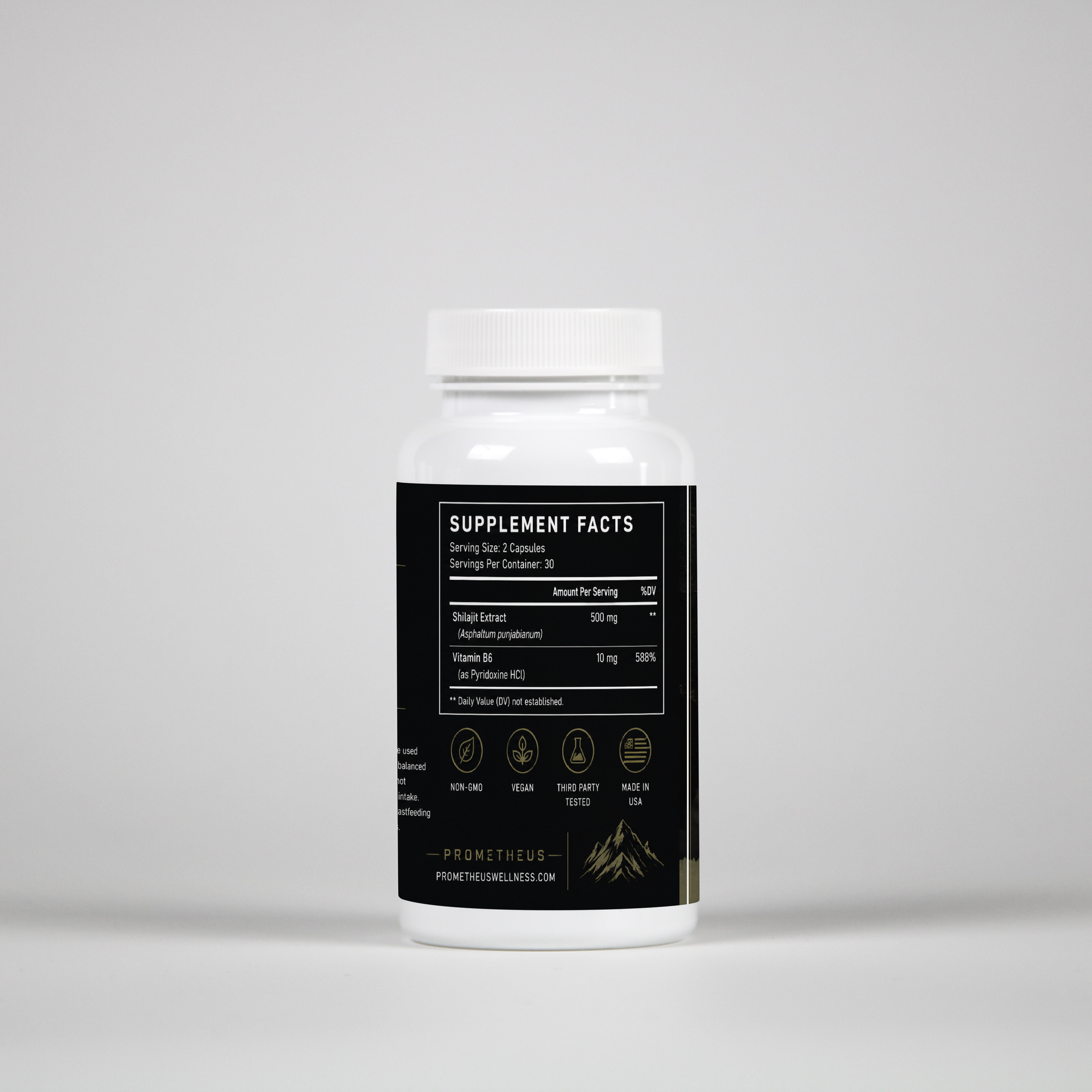 Shilajit + Vitamin B6 - 60 Capsules